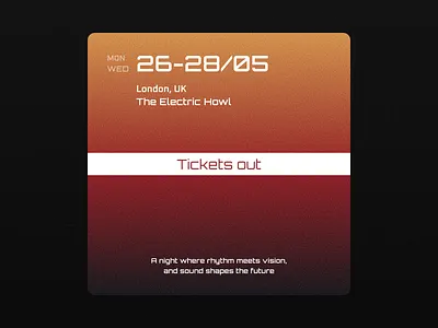 Poster announce design poster