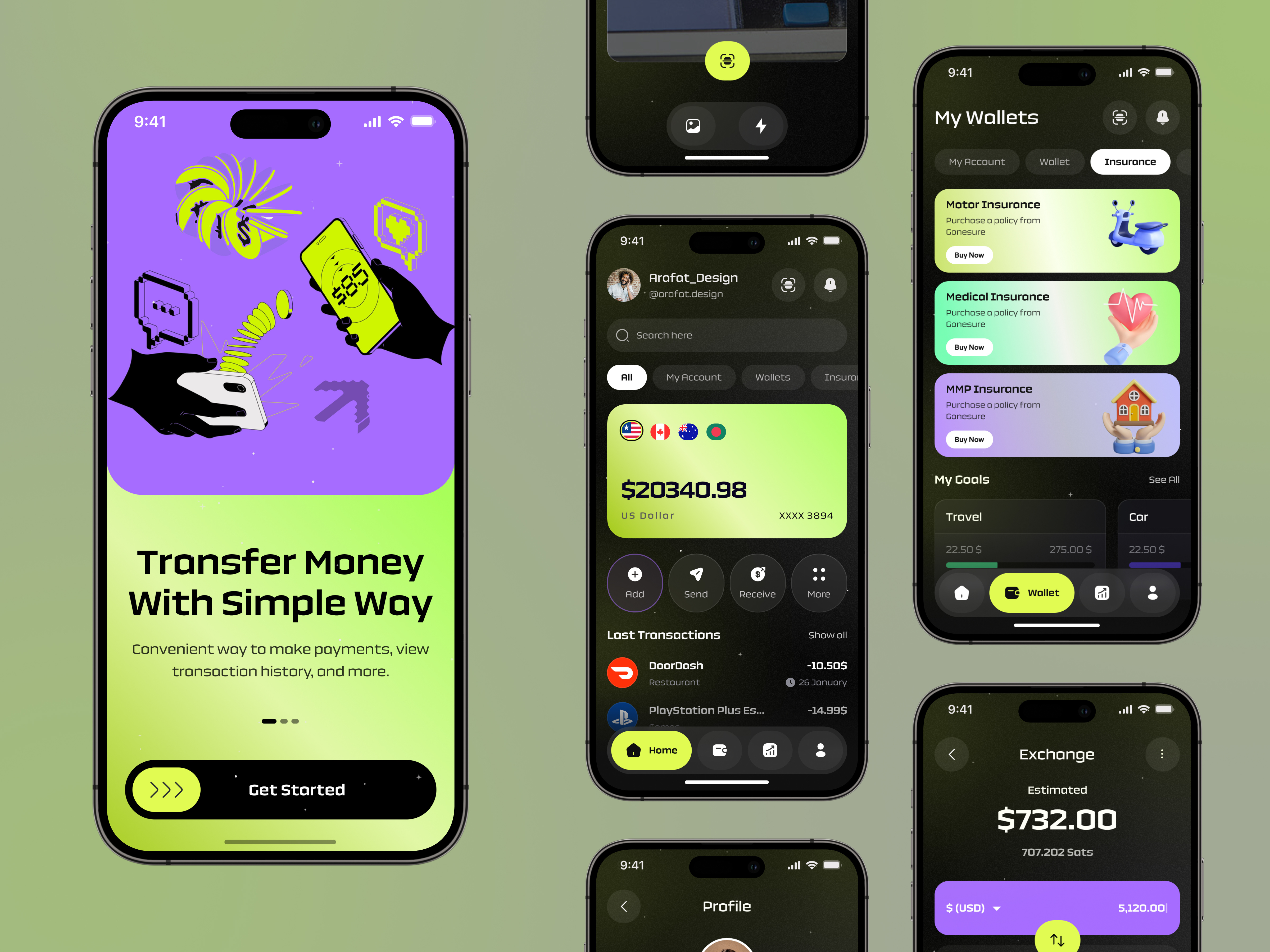 BixPay - Digital Banking Mobile App app app design concept app design template banking banking app design digital banking digital wallet finance finance app finance app design fintech fintech app minimal design mobile app mobile banking ui ux wallet wallet app