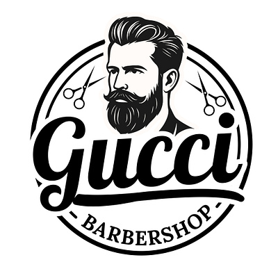 Vintage Barbershop Logo Design barbershop graphic design logo design