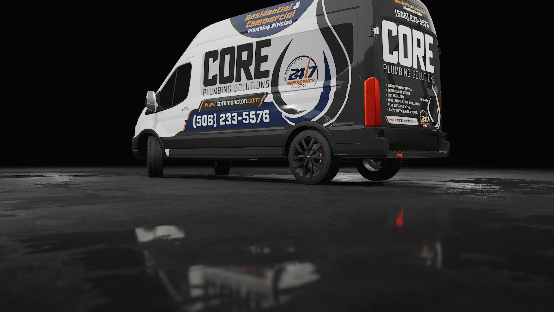 CORE PLUMBING SOLUTION I Van Wrap car wrap creative wrap innovative wrap van wrap