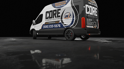 CORE PLUMBING SOLUTION I Van Wrap car wrap creative wrap innovative wrap van wrap