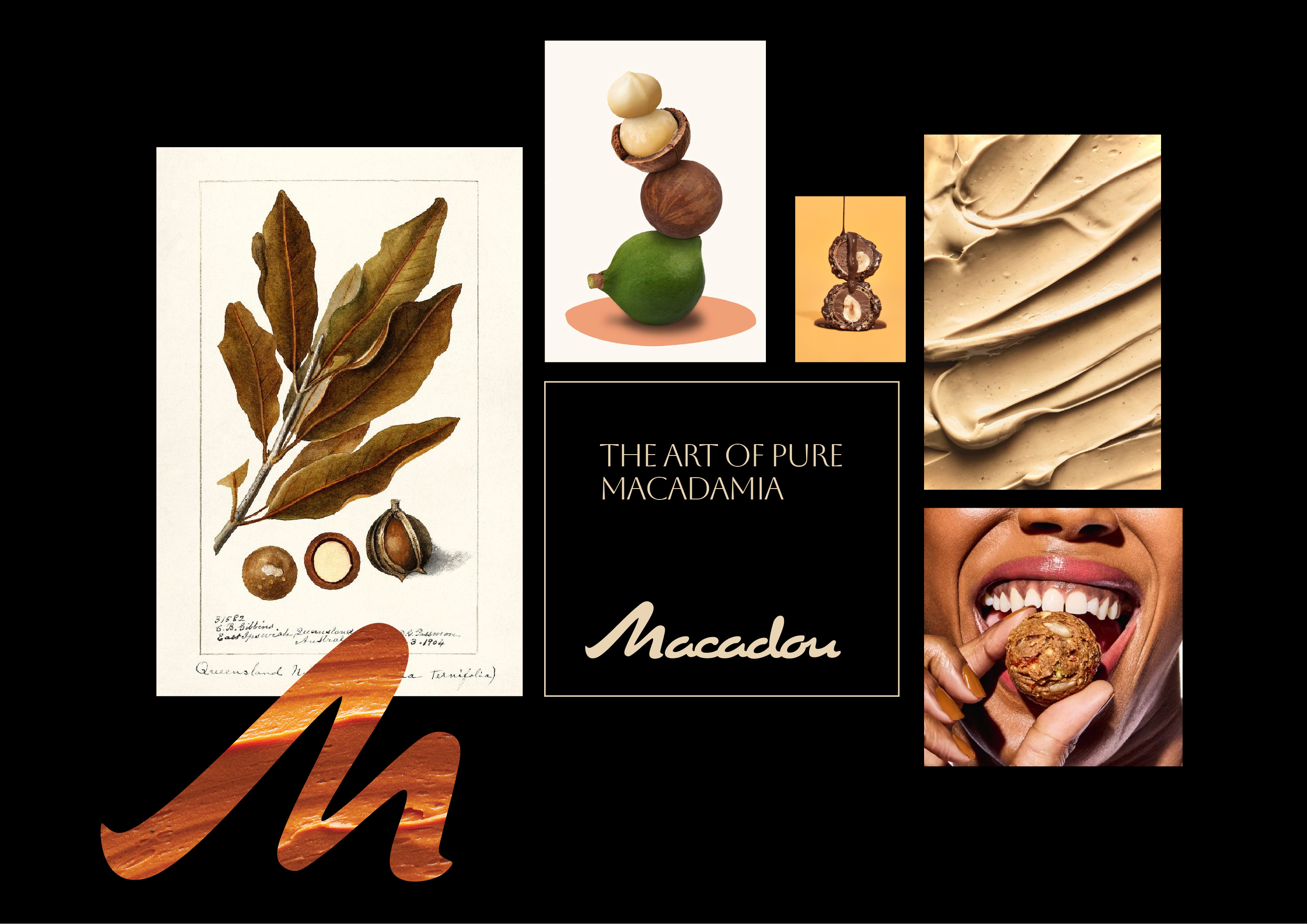 Macadou art direction branding graphic design logo macadou packaging