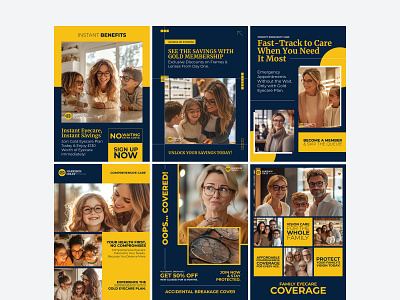 Aesthetic Posters for Opticians aesthetic posters for opticians branding design graphic design illustration minimal vector