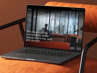 Befimmo - Website homepage real estate ui website