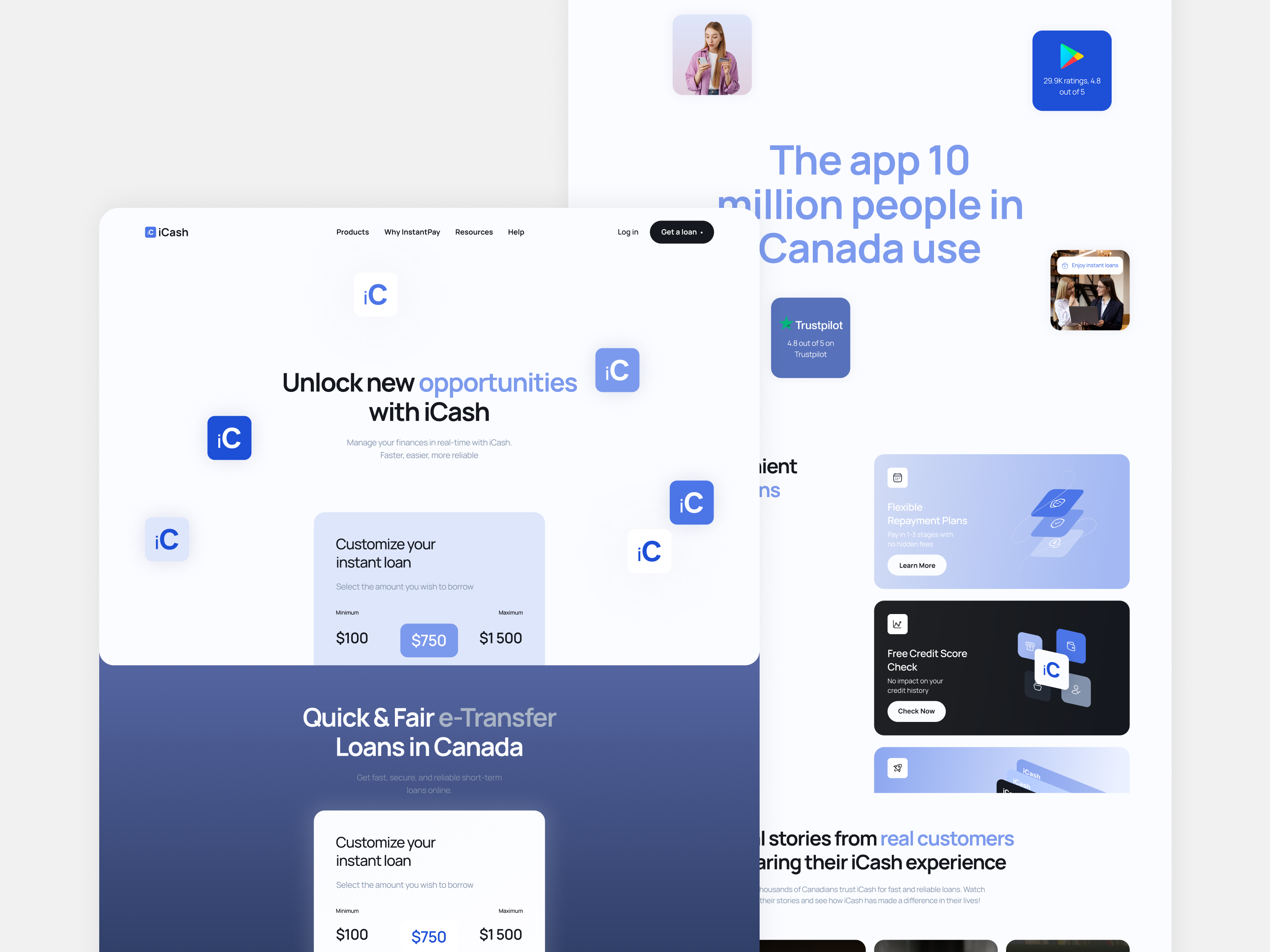 Fintech Website Design