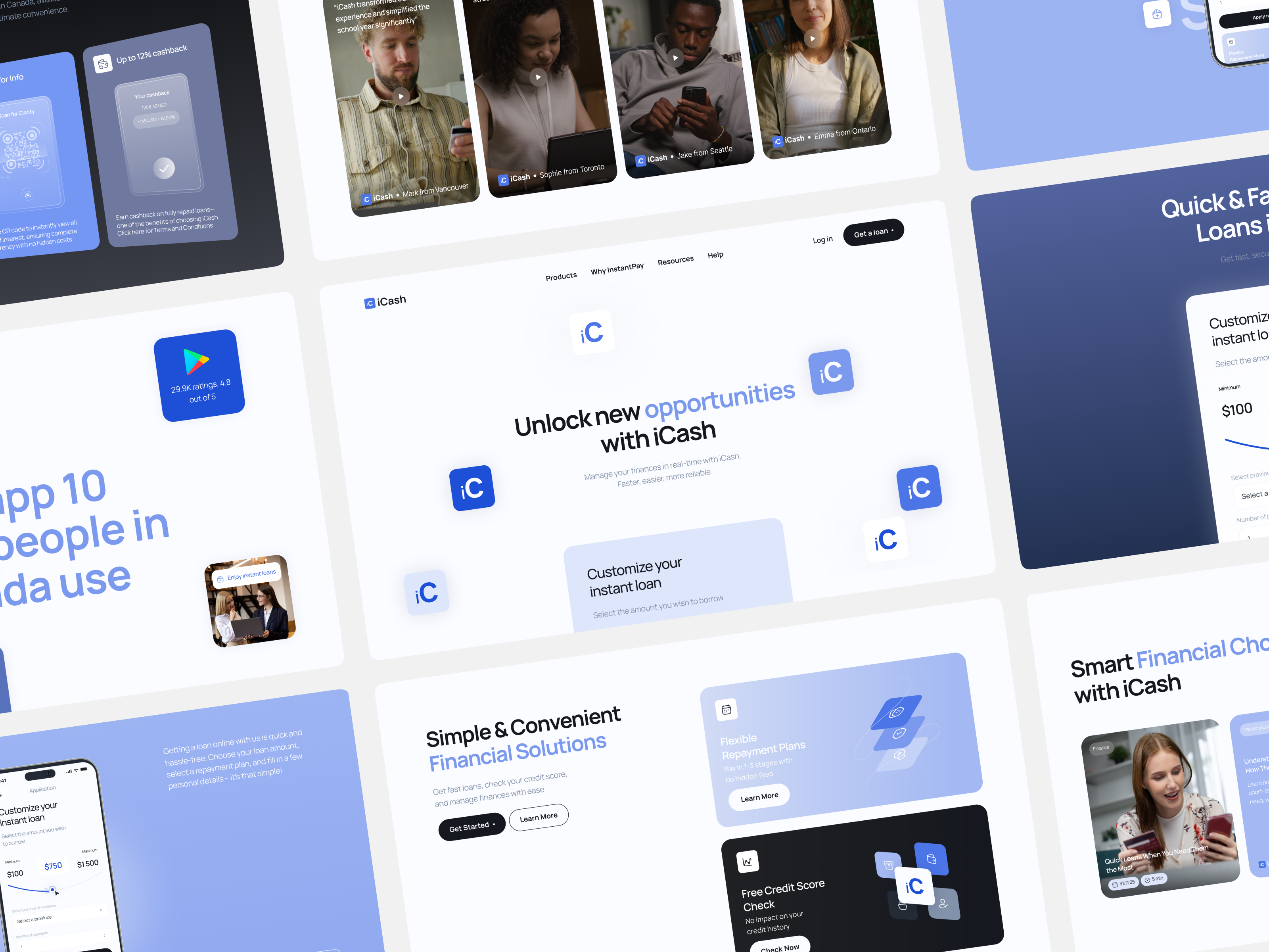 Fintech Website Design Image 1