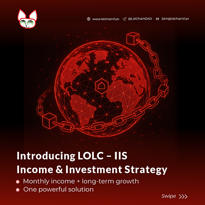 Carousel Design for Lolchain DAO flyer design graphic design