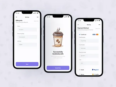 ☕ CaféTap – Your Perfect Coffee On The Go animation app branding coffeeapp design foodtech graphic design illustration landing page mobile app mobileui specialtycoffee ui ux uxdesign