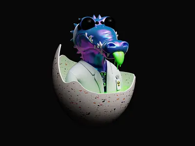 Website | Radioactive Crocs Club crypto branding