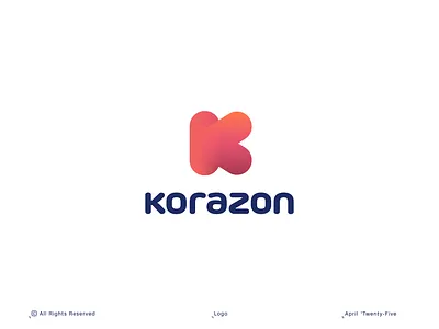 Korazon logo a b c d e f g h i j k l m n branding couple dating graphic design happiness heart letter logo love modern o p q r s t u v w x y z online peace relationships sex single smile startup