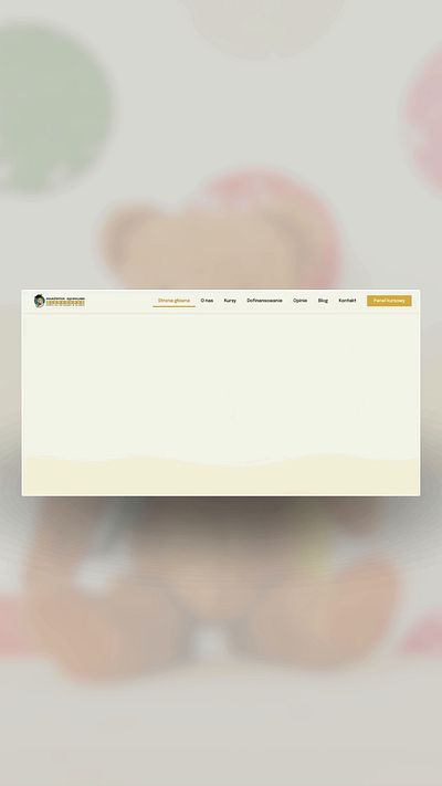 Realizacja Akademia Opiekuna cms design elementor graphic design website wordpress