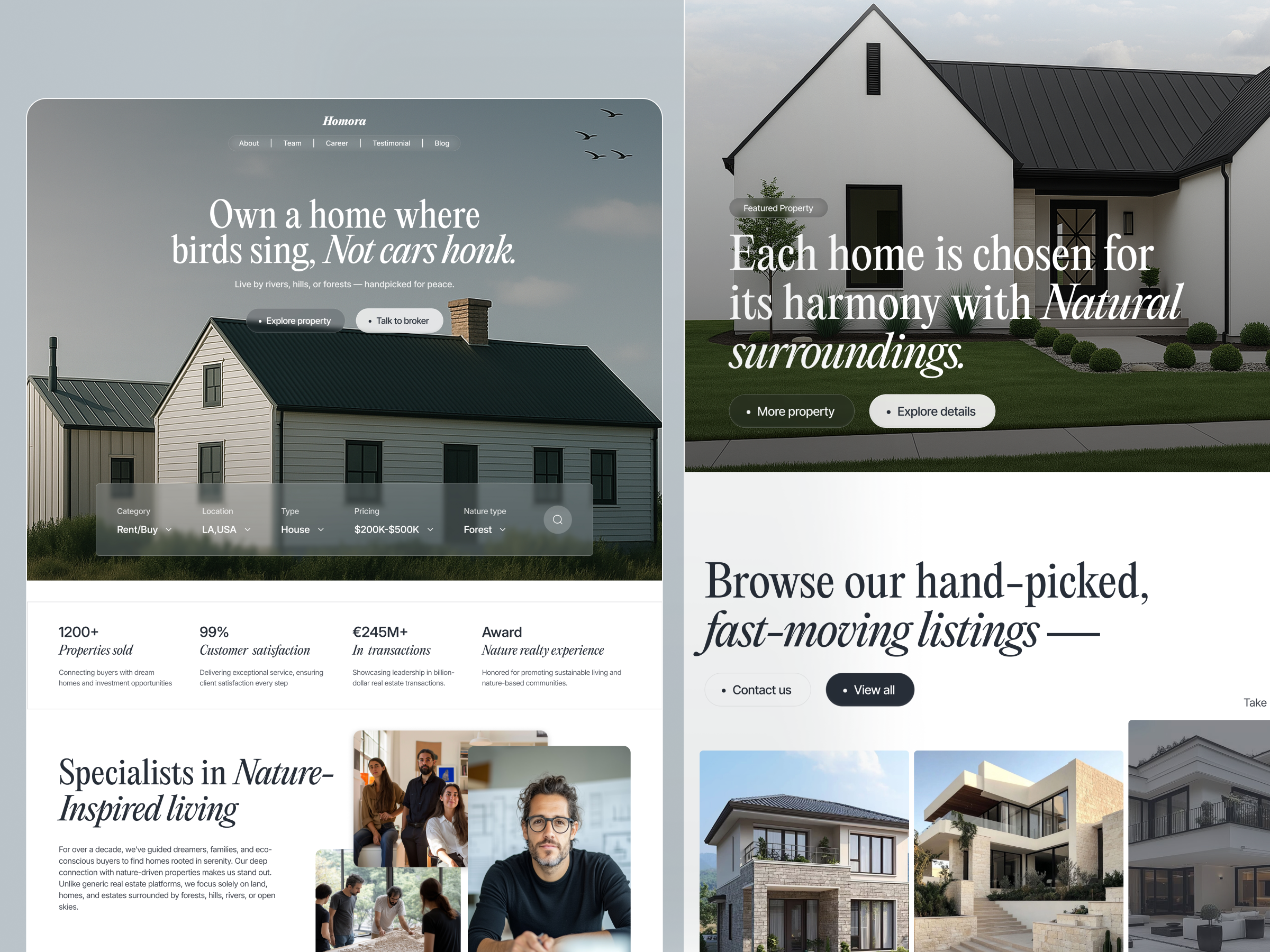 Example of Premium Framer Website Design