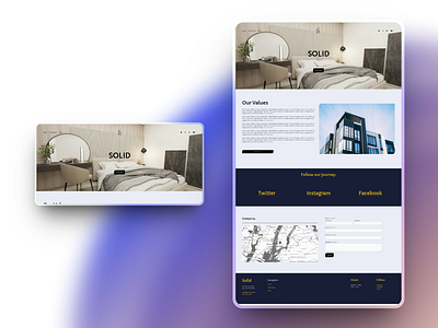 Solid - Project for real-estate for college students. design seo squarespace ui web design website