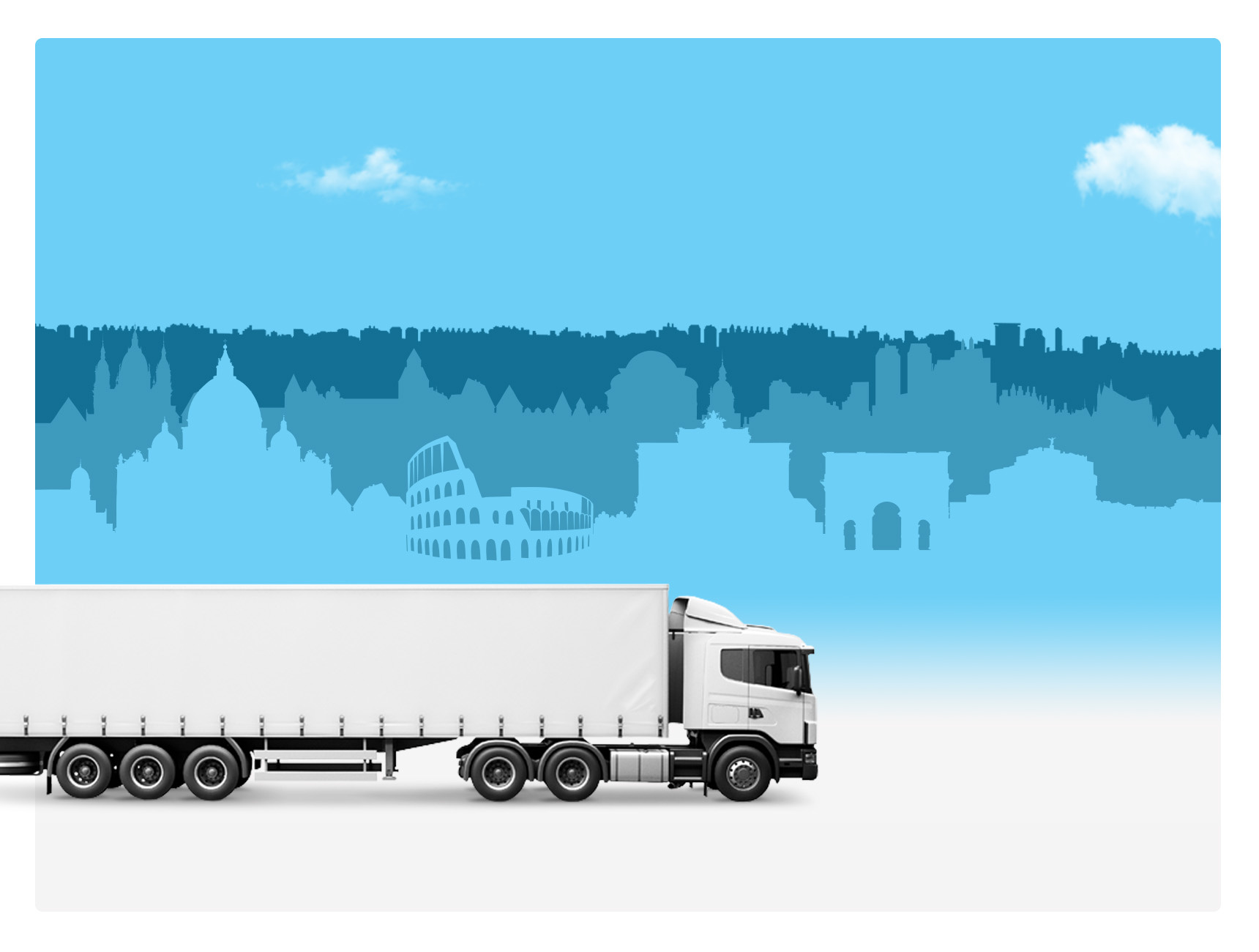 InvestTransService landing site mockups