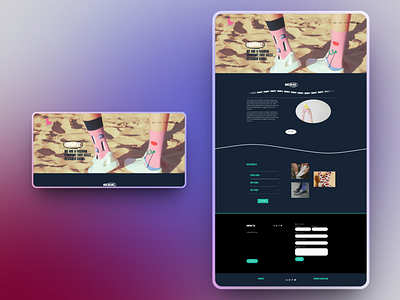 Trumpet - Project for online store selling socks. design seo squarespace ui web design website