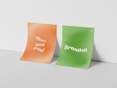 Motivational Posters clean design posters