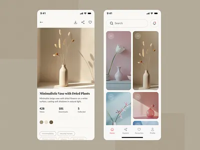 Introducing Visual Vibes app app design branding design illustration logo ui uiux design user interface ux