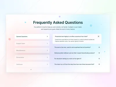 FAQ Section Design branding design faq page faq page design faq page mobile faq page ui faq section faq section design faq section ui faq section ui design faq section web design faq section website figma illustration logo minimal ui ui ux uidesign ux design