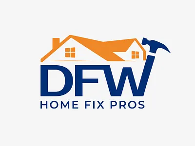 Home Fix Pros Logo Design branding creative design dfw graphic design home home fix pros home helpers home services logo logo design ui visual identity