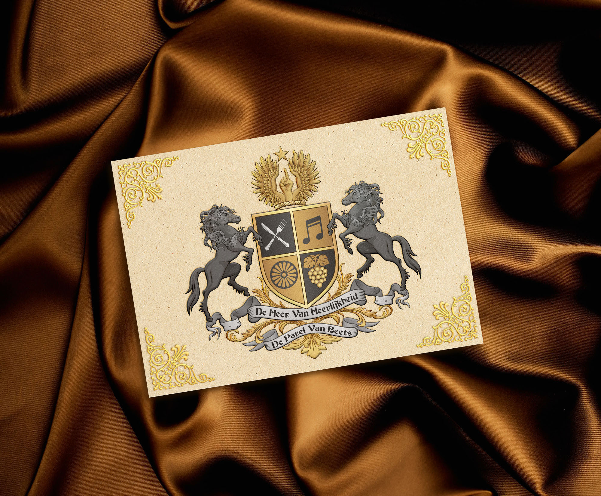 Example of Coat Of Arms/Family Crest Logo Design