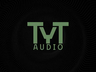 TYT Audio 3d mockup branding cassette mockup design grafiko labs graphic design green green logo label logo logo logo design minimal logo minimalisty modern logo music music logo premium logo simple logo wordmark wordmark logo