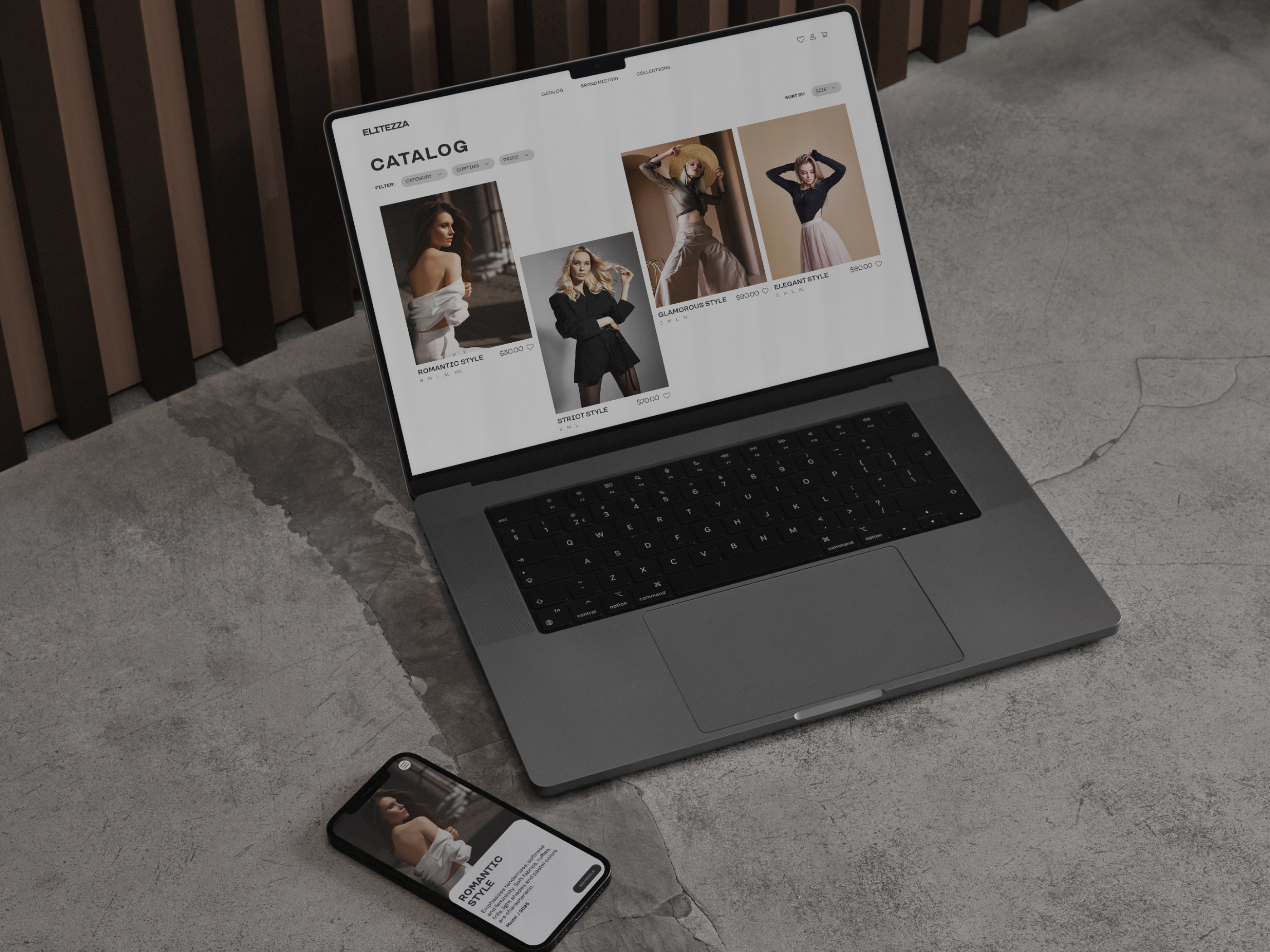 Example of Custom Ecommerce Website Design