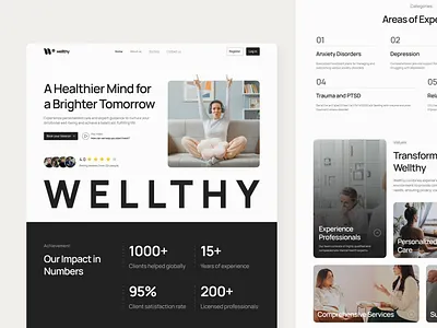 Wellthy – Homepage V3 & Blog Details Page calming design digital health design figma template figma ui health care ui health tech design mental heaalth website mental health awarness mental health blog mental health design mental health support modern web design ui inspiration ui showcase ui trends uxui design web design for health care wellness website