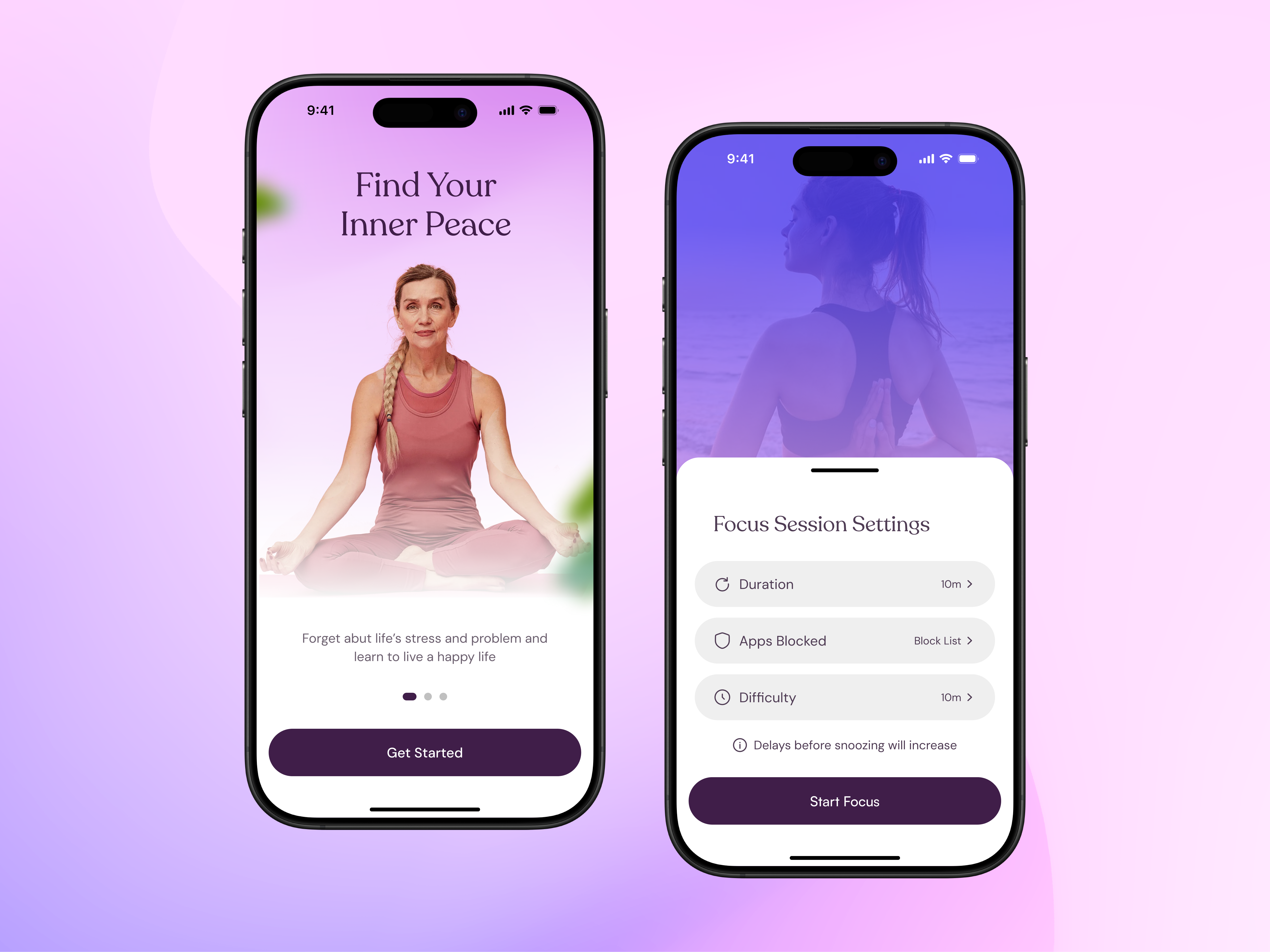 Meditation Mobile App UI Design app design app ui application meditation meditation app meditation app design minimal app mobile mobile app modern app yoga yoga app yoga app design yoga mobile app yoga mobile application