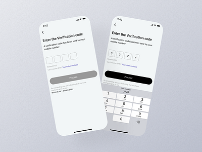 Verification Code Mobile App Ui app graphic design mobile screen ui verification app verification code verification code dashboard verification code design verification code details verification code experience verification code interface verification code mobile verification code option verification code page verification code screen verification code setting verification code ui verification view