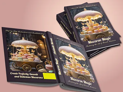 Macaron Magic. Recipe Book Cover Design Concept books branding design graphic design il illustration logo print typography vector