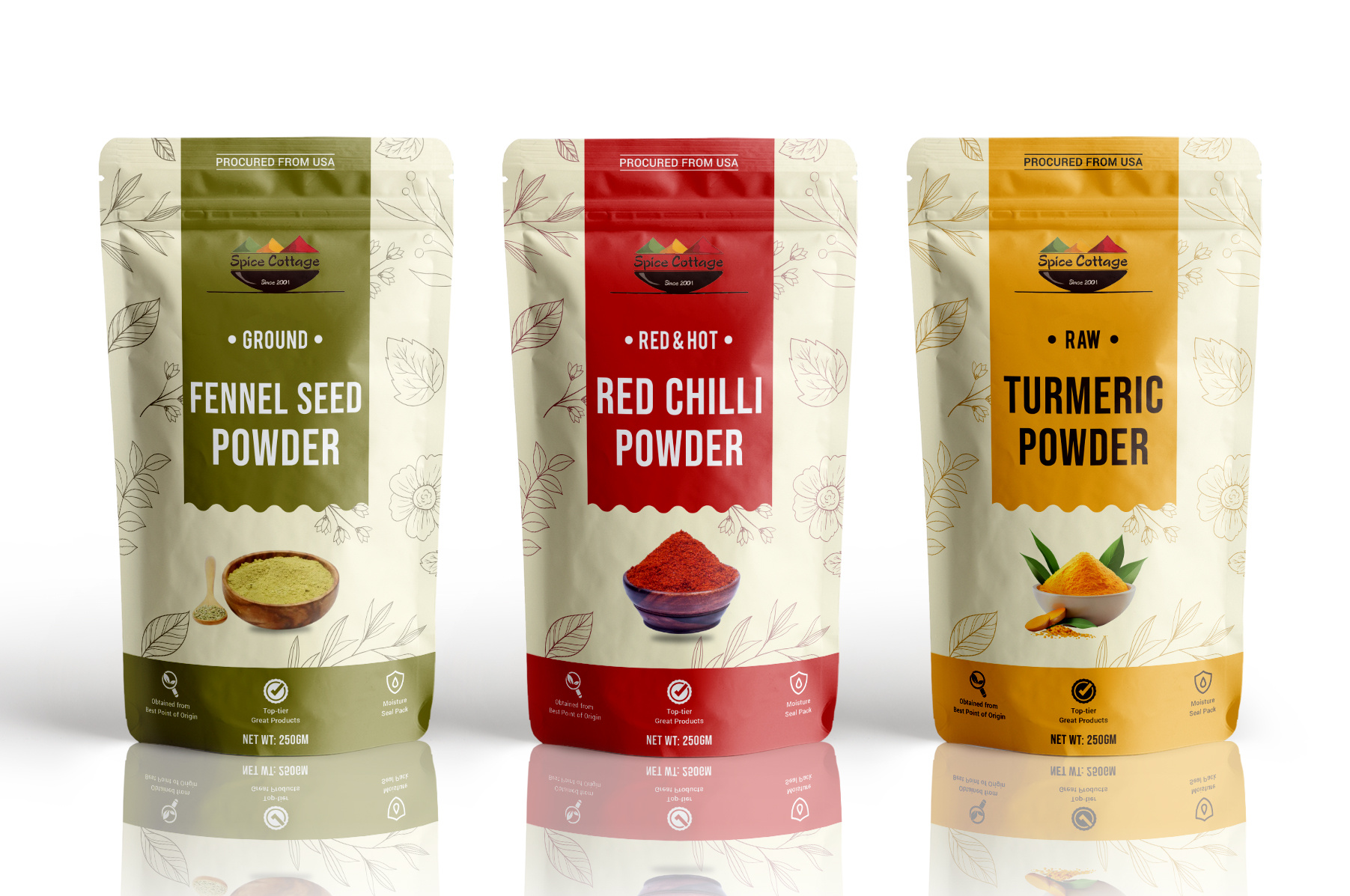 Example of Pouch Packaging Design, Label Design