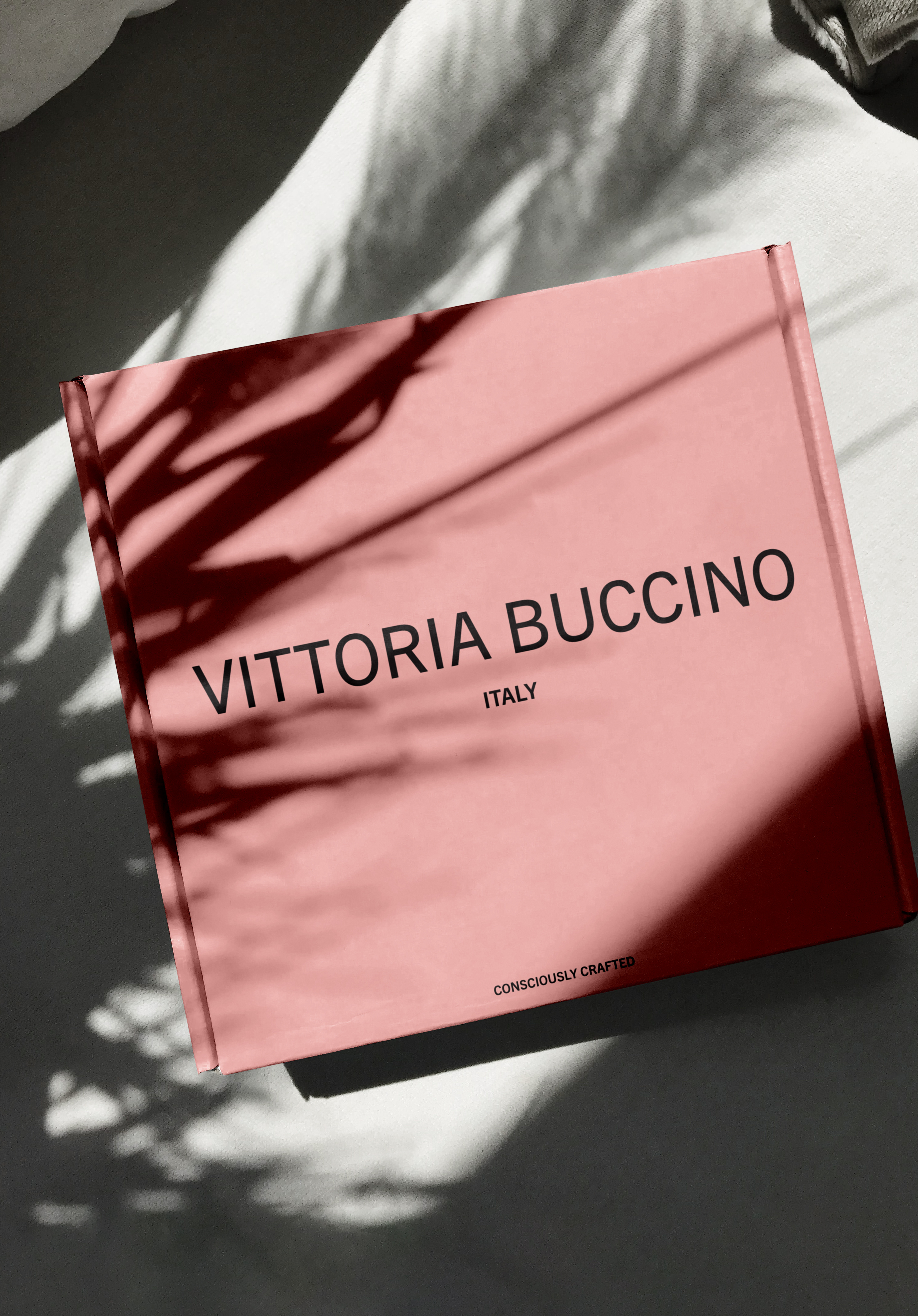 VITTORIA BUCCINO branding clothing brand graphic design logo packa packaging web design