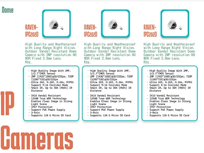 IP Cameras - Product Catalog catalog florida graphic designer orlando print designer product catalog product development