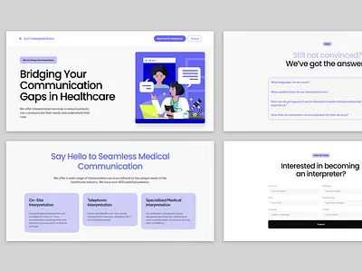 AJH Interpretations – UX/UI Web Design