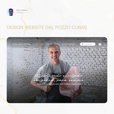 DESIGN WEBSITE DAL POZZO CUBAS design figma framer illustration landingpage lovable ui ux webpage website