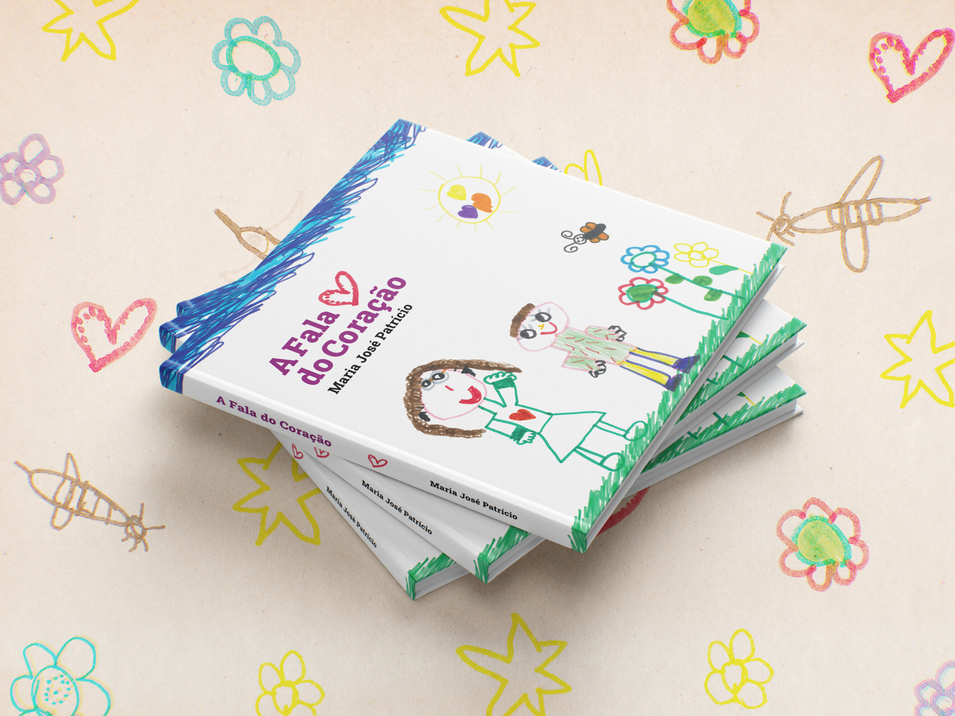 A Fala do Coração – Editorial Design & Art Direction affinity publisher art direction book design children book design communication design design with purpose editorial design emotional design illustrated book illustration image editing layout design photoshop editing print design self publishing storytelling design typography visual storytelling