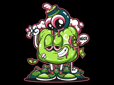 STREET BAG - #artforsale art artwork cartoon clothing design illustration merch