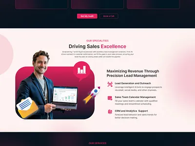 Booked Solid B2B Website Design animation app digital marketing ui uiux ux web application web site web site design