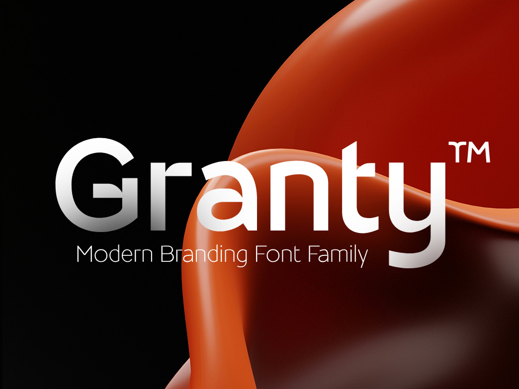 Granty – Clean Modern Font for Bold, Professional Branding ✨ design