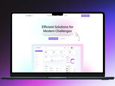 Saas-Landing page design mobile ui redesign responsive deign saas landing page ui uiux web design
