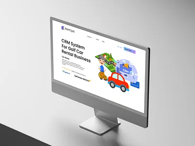 Rent Syst website UI/UX Design clean ux design dashboard design design figma mobile ui high conversion landing page interaction design landing page logo neumorphism ui product design prototype responsive design ui uiux inspiration user interface ux ux case study website wireframe