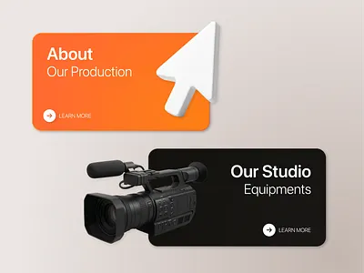 Studio Company Footer Design camera footer graphic design studio