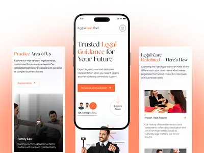 Law Firm Landing Page Design | Mobile Responsive advocate agency b2b b2c case website consultant design digital agency judge landing page law agency law firm law firm website lawyer online law firm ui ui design web design web ui design website design