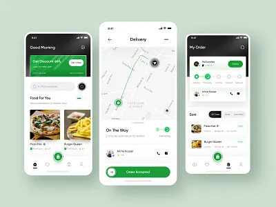 QuickCrave-Food Delivery mobile App 3d animation branding design food app fooddeliveryapp foodtech logo mobile app mobileui motion graphics ui ux uxdesign