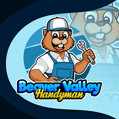 Beaver Valley Handyman – Custom Mascot Logo + Review Showcase beavervalleyhandyman branding brandpersonality businessmascot cartoonart clientreview customcharacter designshowcase designwithpersonality flatdesign graphic design handymanlogo illustration logo logodesign logoillustration mascotlogo popartstyle smallbusinessdesign vectorart