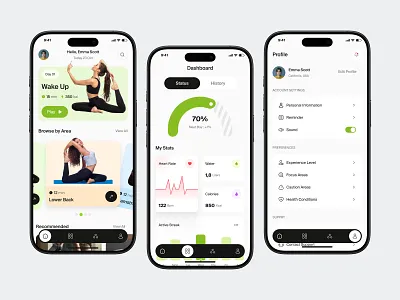 Fitness App Design app design fitness fitness app gym health health app ios mobile mobile app sport app sport app design training ux ux ui workout