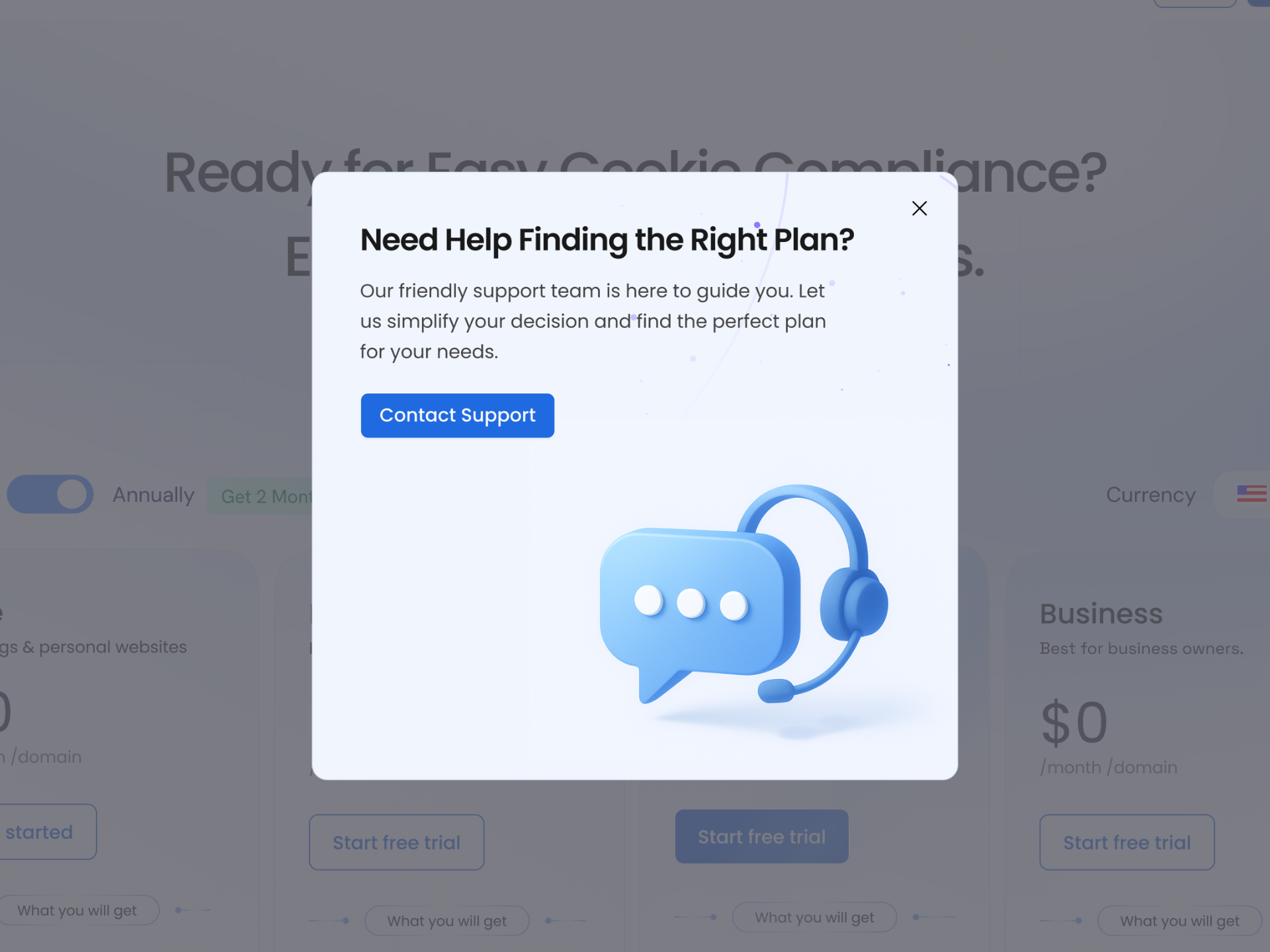 Exit intent popup - Pricing page dailyui design exit intent popup design popup pricing page saas shadesigns ui uidesign webdesign website