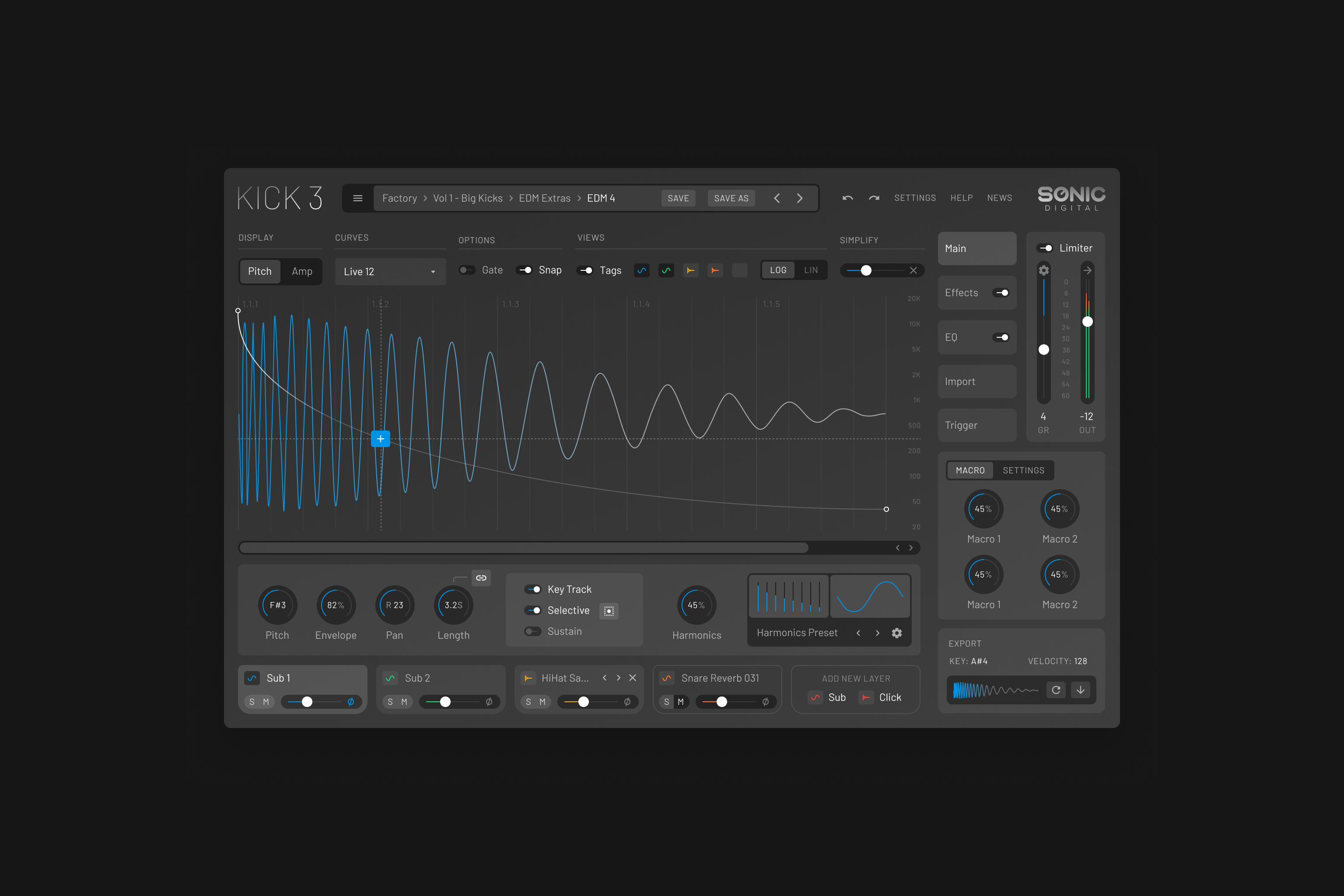 Example of Sonic Academy - Kick 3