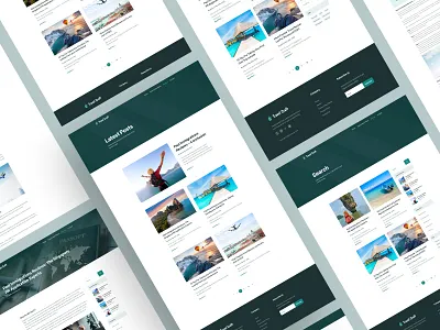 Travel Craft - Travel Blog website design blog design digitalstorytelling landing page news post travelblog ui ux uxdesign wanderlust webdesign
