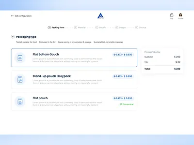 Customize packaging step by step prototyping